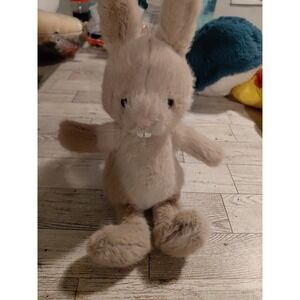 Jellycat London Plush Bunny 11in Tan Retired Rare Buck Teeth